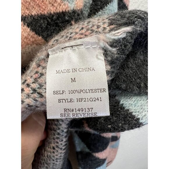 NWT Fashion Nova Came to Chill Printed Cardigan sweater Size med - Picture 7 of 8